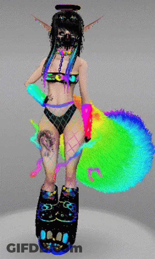 Imvu Sexy Laser Lights Avatar GIF