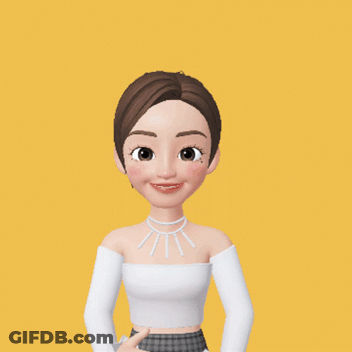 Imvu Shy Avatar Covering Face GIF