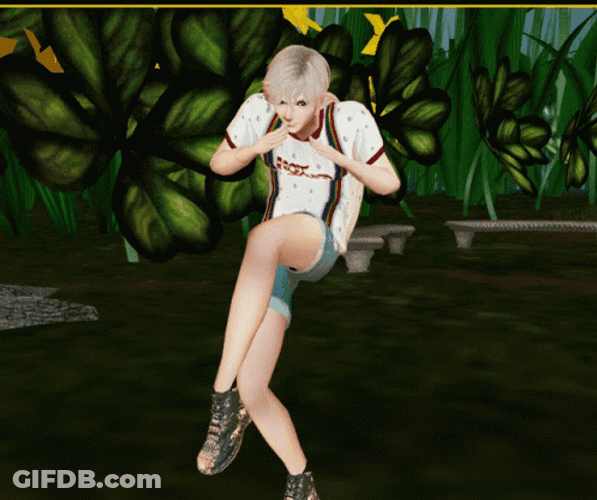 Imvu Weird Walk Creeping Avatar GIF