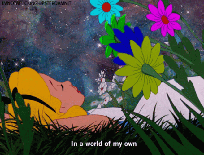 In A World Of My Own GIF