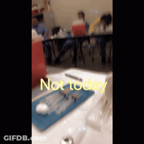In Class Not Today GIF