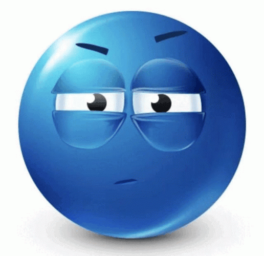 In Love Blue Emoji Meme GIF