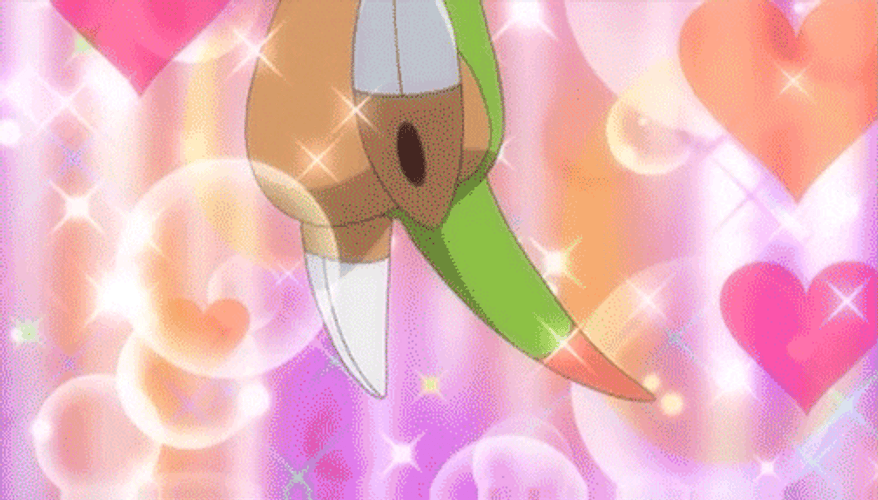 In Love Chespin Pokémon GIF