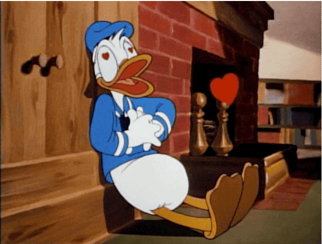 In Love Donald Duck GIF