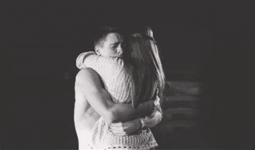 In Love Hug Romantic Couple GIF