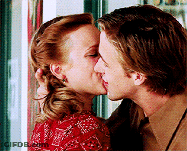 In Love Kiss Of Ryan Gosling GIF