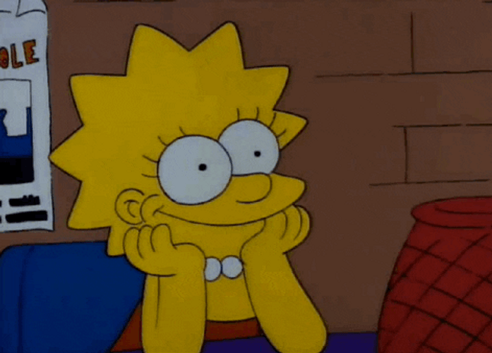 In Love Lisa Simpson GIF
