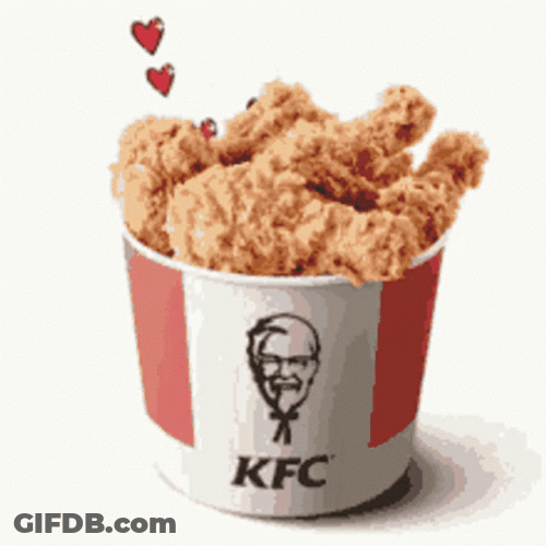 In Love With These Fried Chicken GIF