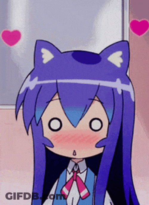 In Loved Miniwa Tsumiki Blushing Anime GIF