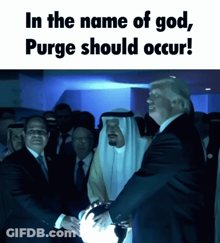 In The Name Of God Purge Should Occur Poster GIF