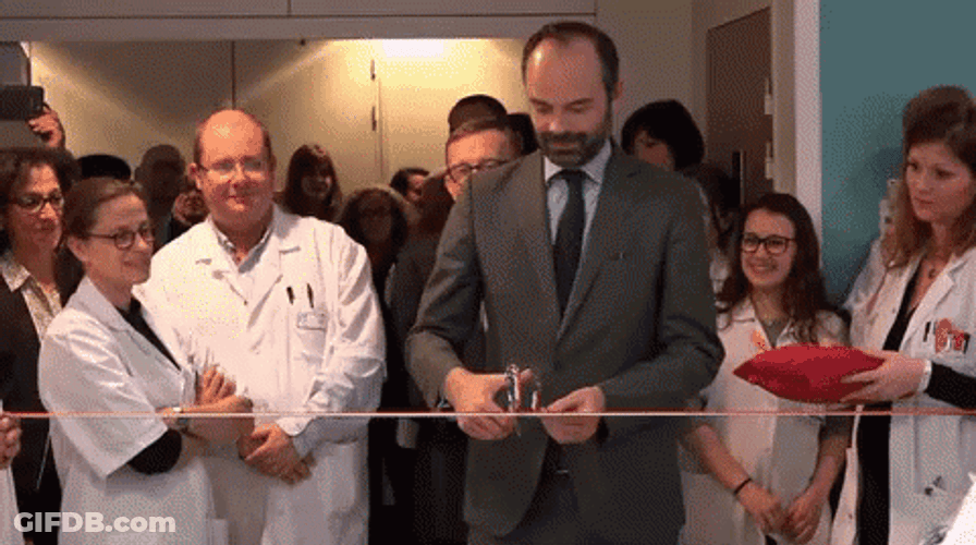 Inauguration Day Ribbon Cutting GIF