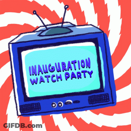 Inauguration Day Watch Party GIF