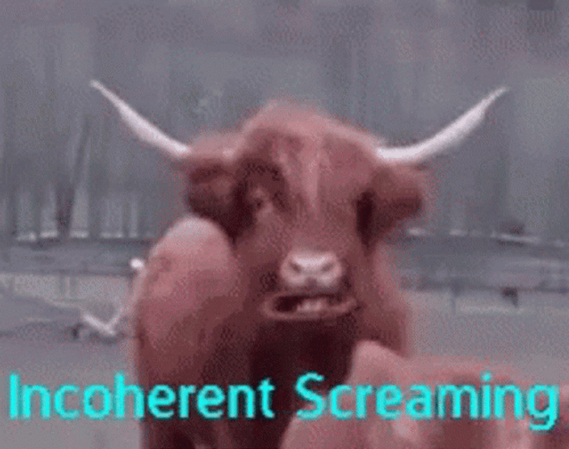 Incoherent Screaming Goat Wide Mouth GIF