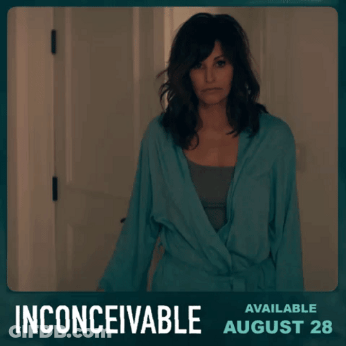 Inconceivable Frustrated Gina Gershon GIF