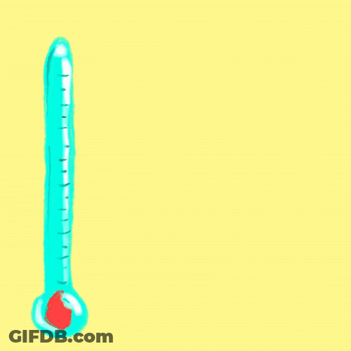 Increasing Temperature Global Warming Sign GIF