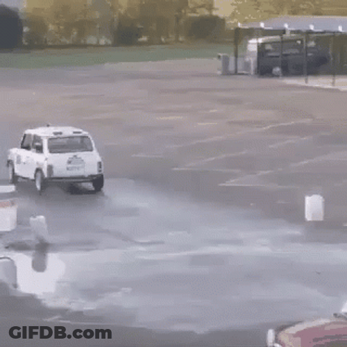 Incredible Parallel Parking Skills GIF
