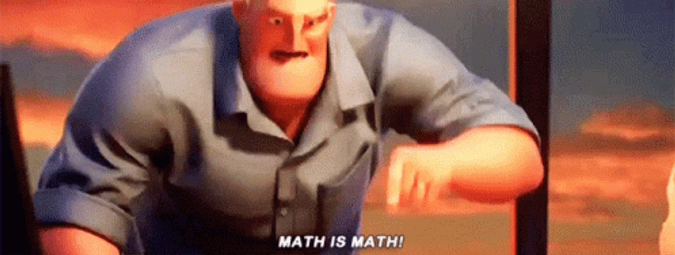 Incredibles Bob Parr Math Is Math GIF