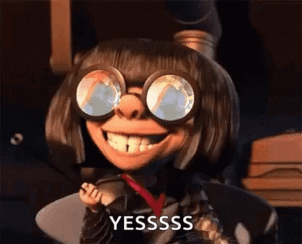 Incredibles Edna "E" Mode Yes GIF