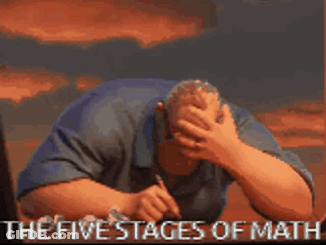 Incredibles Five Stages Of Math GIF