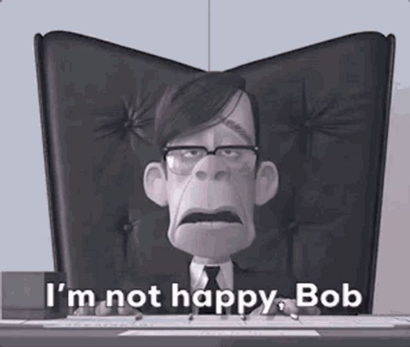 Incredibles Gilbert Huph Not Happy GIF
