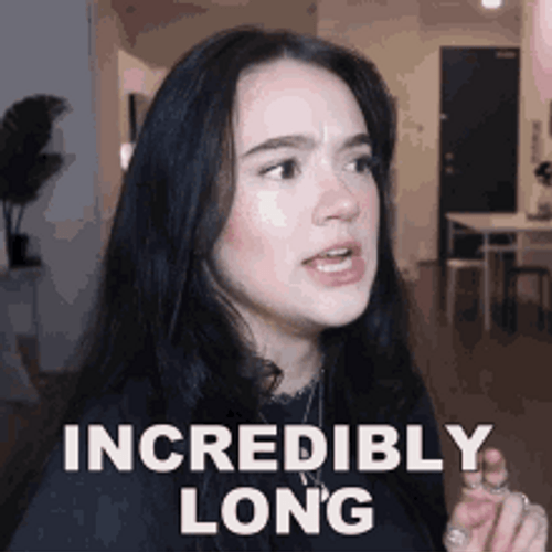 Incredibly Long Wow Amazing GIF