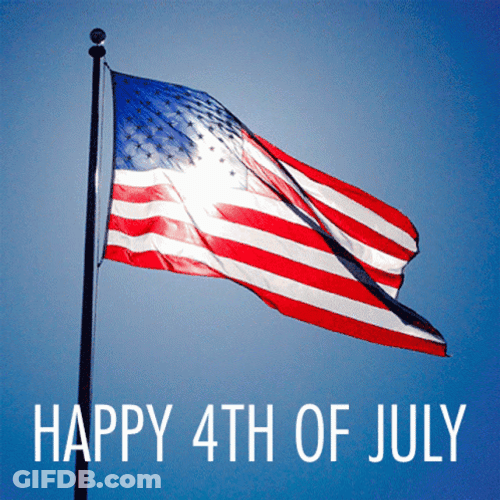 Independence Day Flag July 4Th GIF
