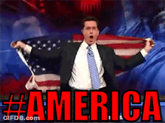 Independence Day Hashtag America GIF