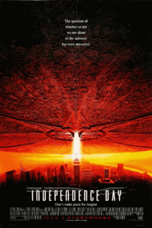 Independence Day Movie Blinking Flyer GIF