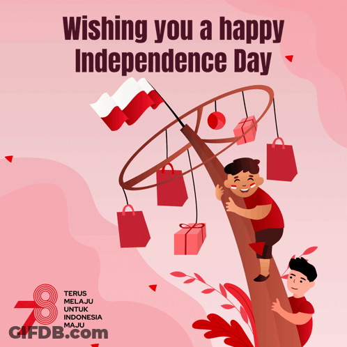 Independence Day Poster Wishing Happy Day GIF