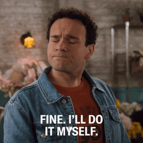 Independent Sandy Barris Fine Do It Myself GIF