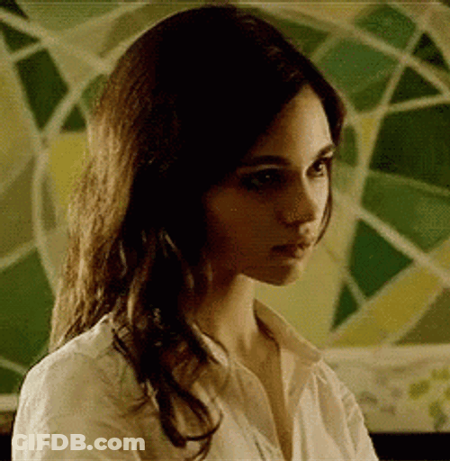 India Eisley Intense Gaze GIF