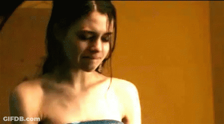 India Eisley Tearing Up GIF