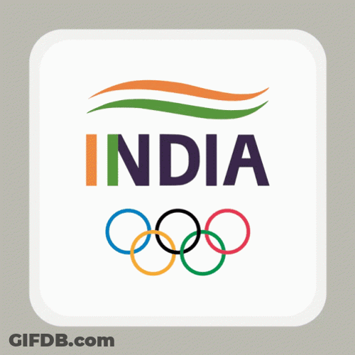 India Olympics Animation GIF