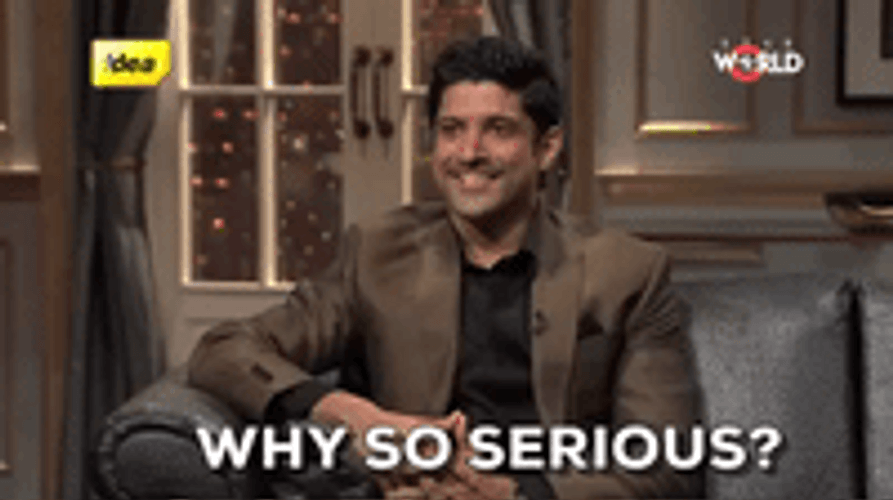 India's Koffee With Karan Why So Serious GIF