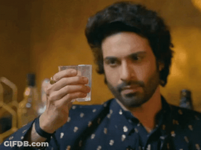 Indian Actor Vijayendra Kumeria Glass Breaking GIF