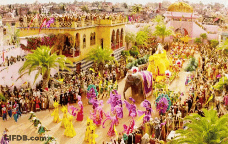 Indian Colorful Parade GIF