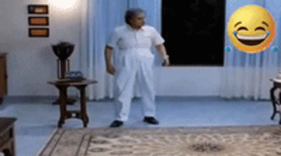 Indian Dance Lol Emoji GIF