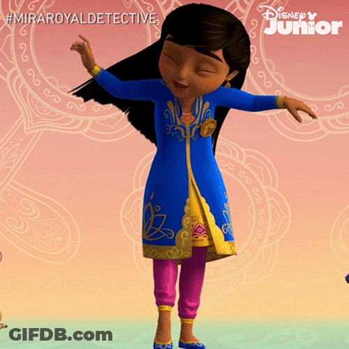 Indian Dance With Mira And Friends GIF