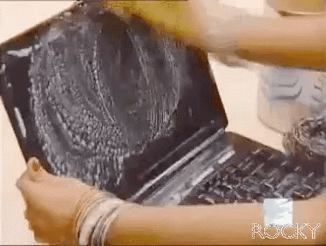 Indian Dry Hang Laptop GIF