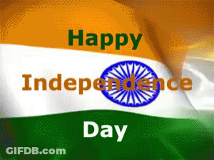 Indian Flag Happy Independence Day GIF