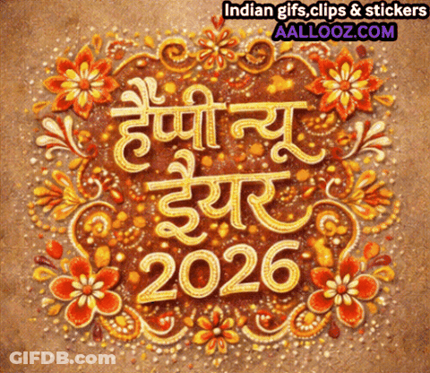 Indian GIFs Clips And Stickers Aallooz.com On Brown Background GIF