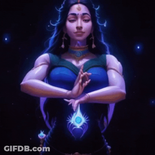 Indian Girl Dancing Animation GIF