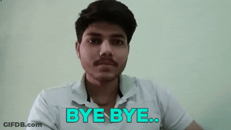 Indian Guy Bye Bye Meme GIF