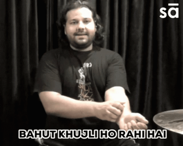 Indian Guy Itchy Arm GIF