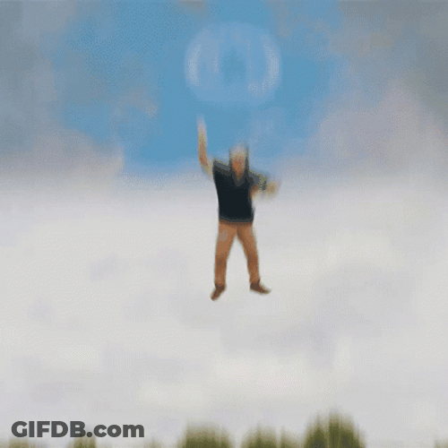 Indian Guy Superhero Landed GIF