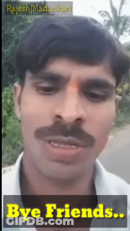 Indian Man Bye Meme GIF