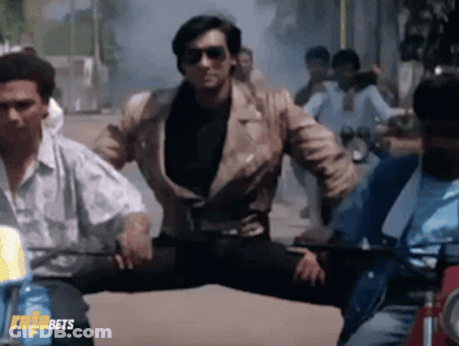 Indian Movie Bollywood Motorcycle Stunt GIF