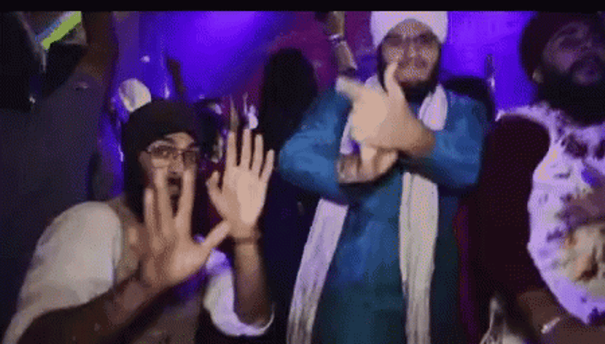 Indian People Disco Dancing Grooves GIF