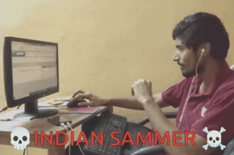 Indian Sammer Call Centre GIF
