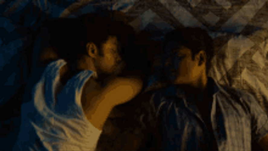 Indian Series Anantham Gay Love Couple Sleeping GIF